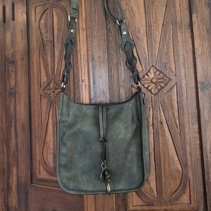 DS Bags Olive Green Women’s Handbag Large Size Shoulder Strap